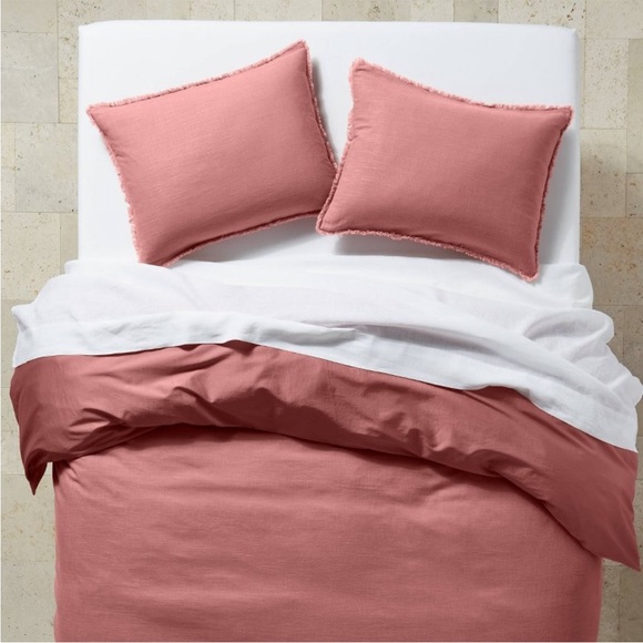 •new• CASALUNA Heavyweight Linen Blend Duvet Cover Full/Queen - Picture 2 of 10